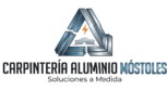 Logotipo transparente de Carpintería de Aluminio Móstoles, fabricantes de ventanas térmicas.